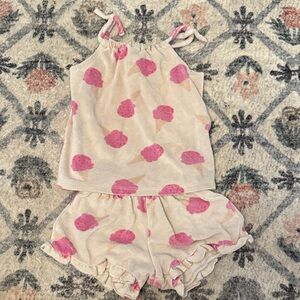 Pink Ice Cream Print Set